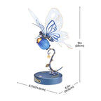 Starry Blue Butterfly – DIY Mechanical Model Kit