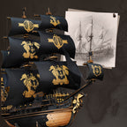 The Seahorse Barque – 3D Wooden Sailing Ship Model Kit