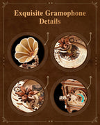 Diva Gramophone Music Box – 3D Wooden Mechanical Model Kit