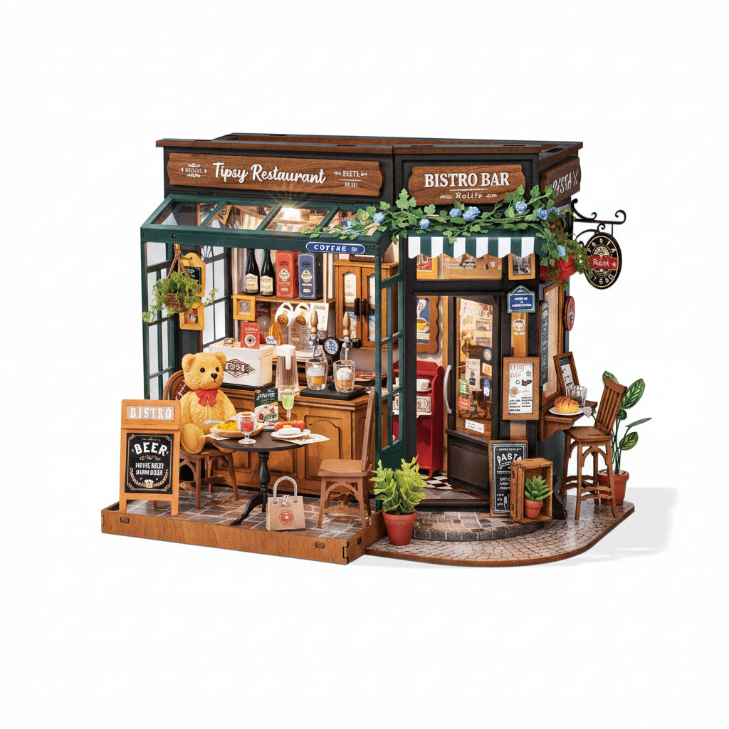 Tipsy Restaurant – DIY Miniature House Kit