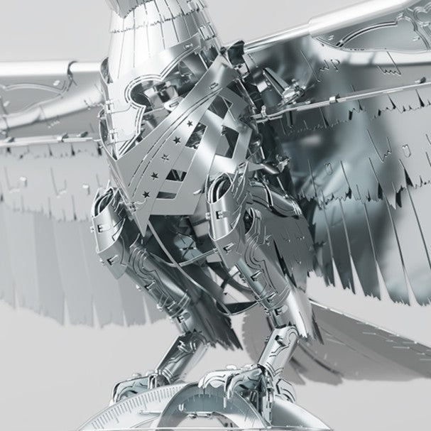 Metal Time Unity Wings Silver Armor Crystal Edition - DIY Metal Model Kit
