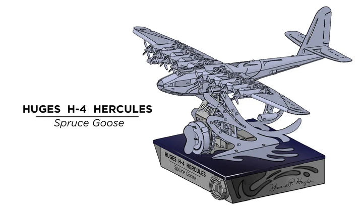 Metal Time Celestial Hughes H-4 Hercules - DIY Metal Model Kit