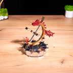 Metal Time Sun Chaser Dragon Style Desk Clock - DIY Metal Model Kit