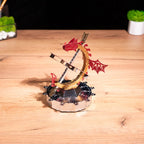 Metal Time Sun Chaser Dragon Style Desk Clock - DIY Metal Model Kit