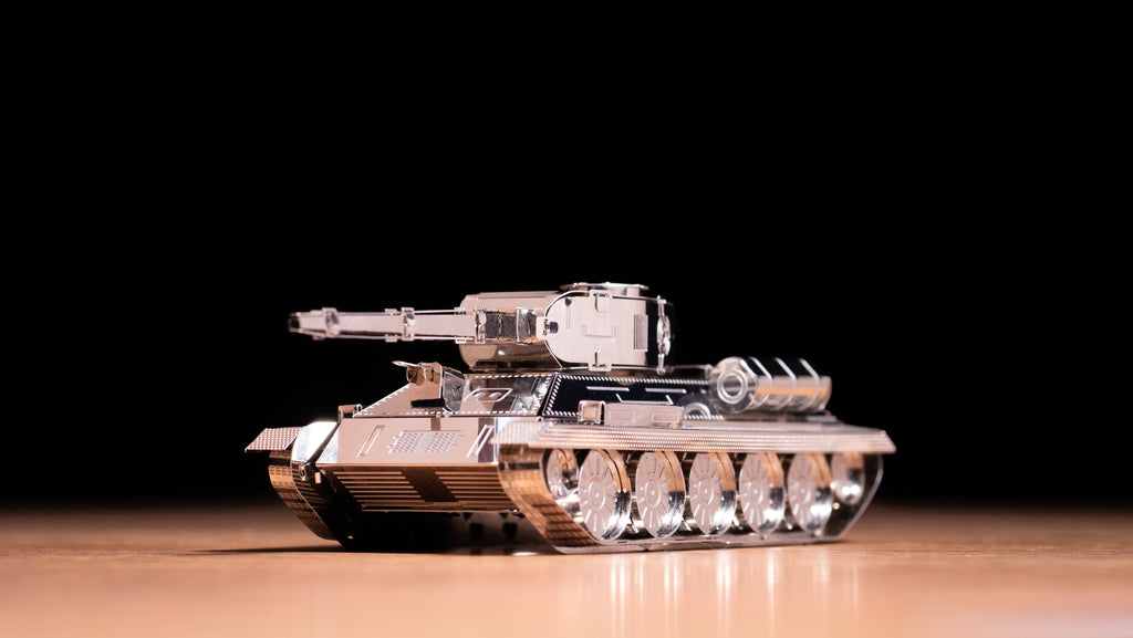 Metal Time T-34/85 Tank – DIY Metal Model Kit