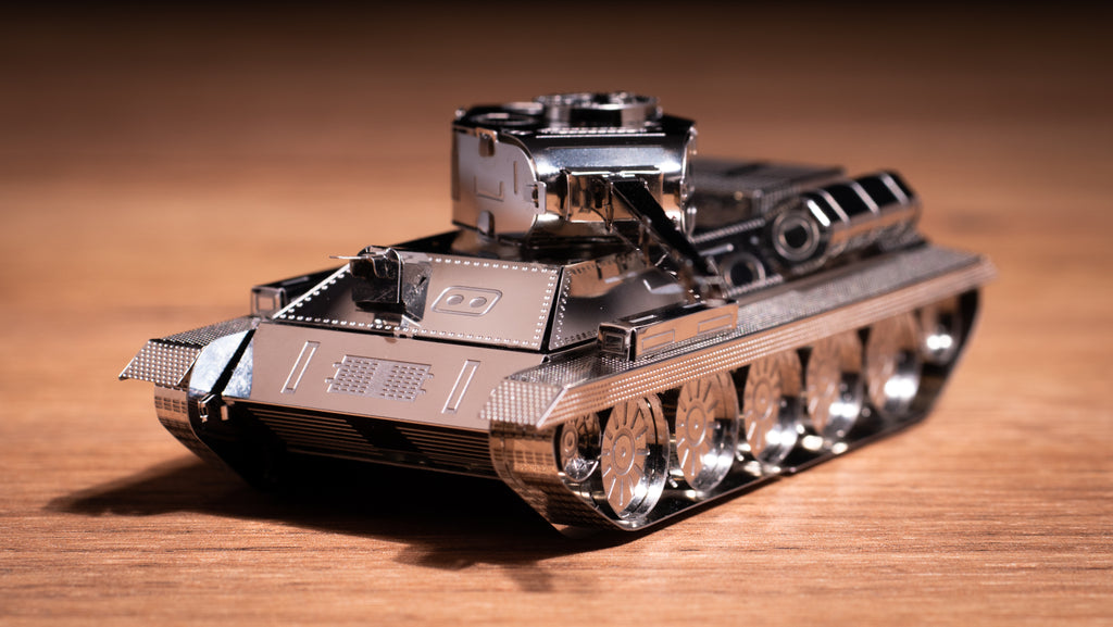 Metal Time T-34/85 Tank – DIY Metal Model Kit