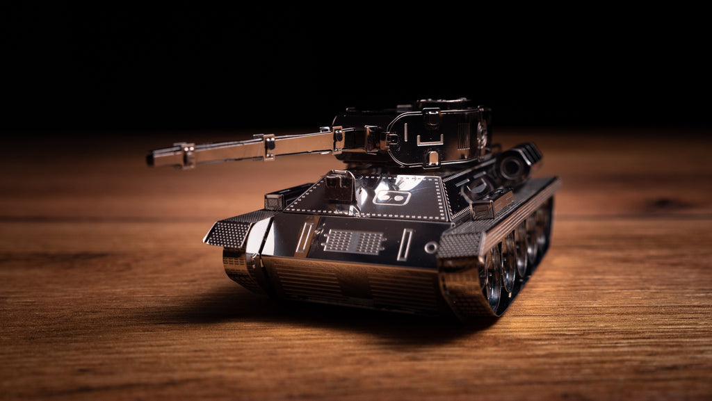 Metal Time T-34/85 Tank – DIY Metal Model Kit