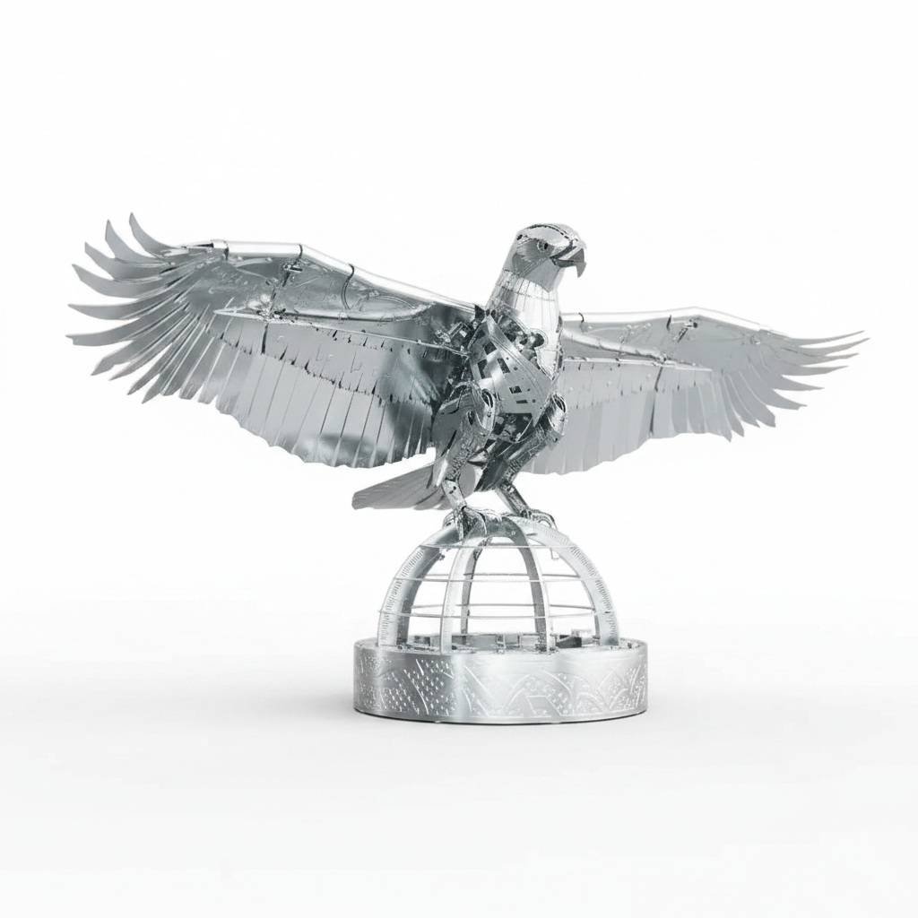 Unity Wings Silver Armor Crystal Edition - DIY Metal Model Kit