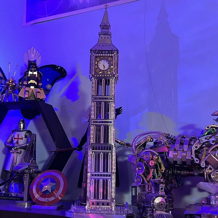 Metal Time The Great Bell London's Big Ben Clock Tower - DIY Metal Model Kit