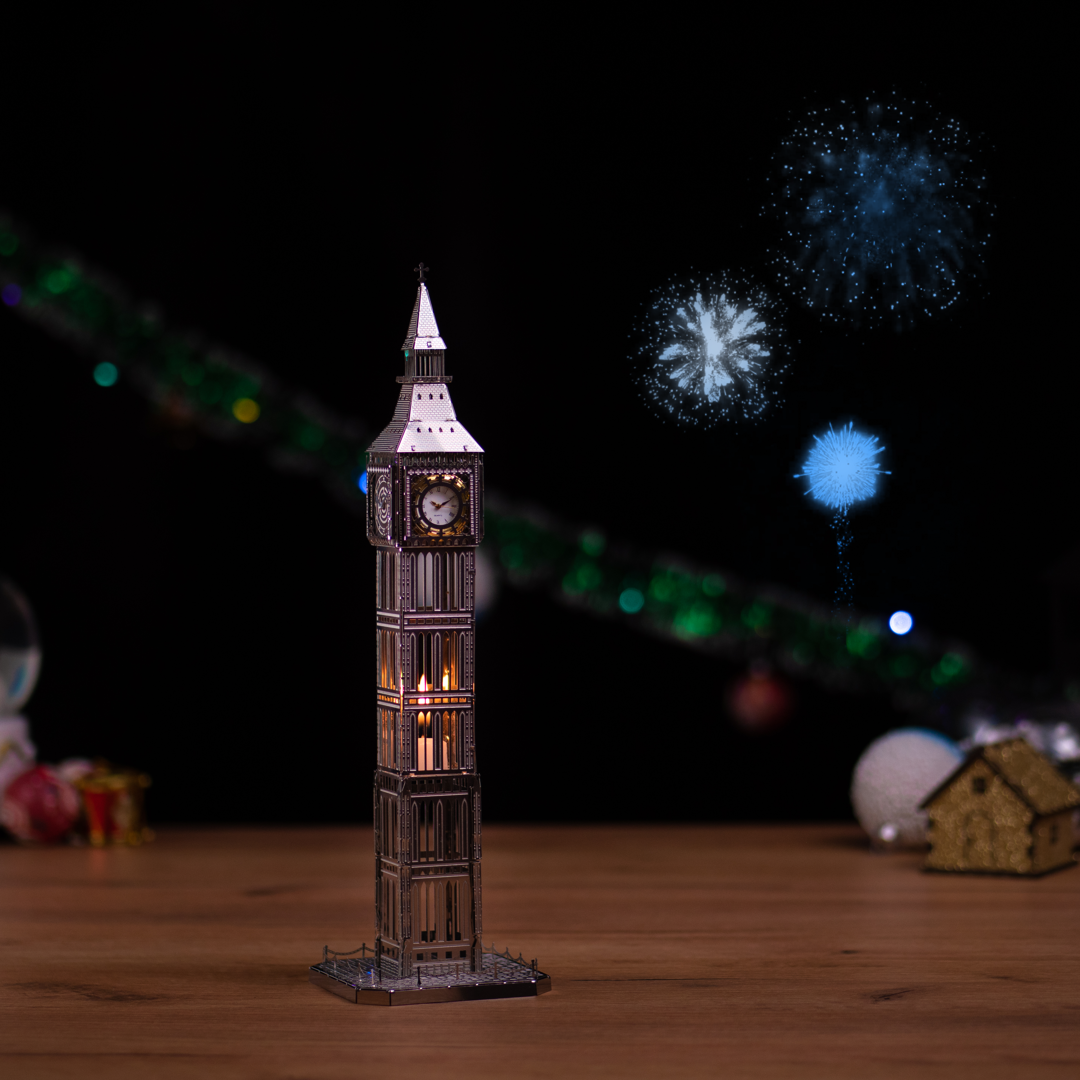 Metal Time The Great Bell London's Big Ben Clock Tower - DIY Metal Model Kit