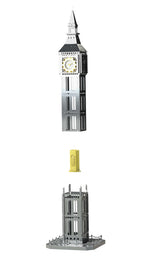 Metal Time The Great Bell London's Big Ben Clock Tower - DIY Metal Model Kit