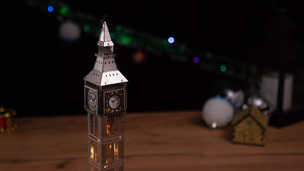 Metal Time The Great Bell London's Big Ben Clock Tower - DIY Metal Model Kit