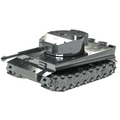 Metal Time Tiger Ponderous Panzer Tank – DIY Metal Model Kit