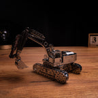 Metal Time Tireless Digger Excavator - DIY Metal Model Kit