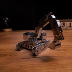 Metal Time Tireless Digger Excavator - DIY Metal Model Kit
