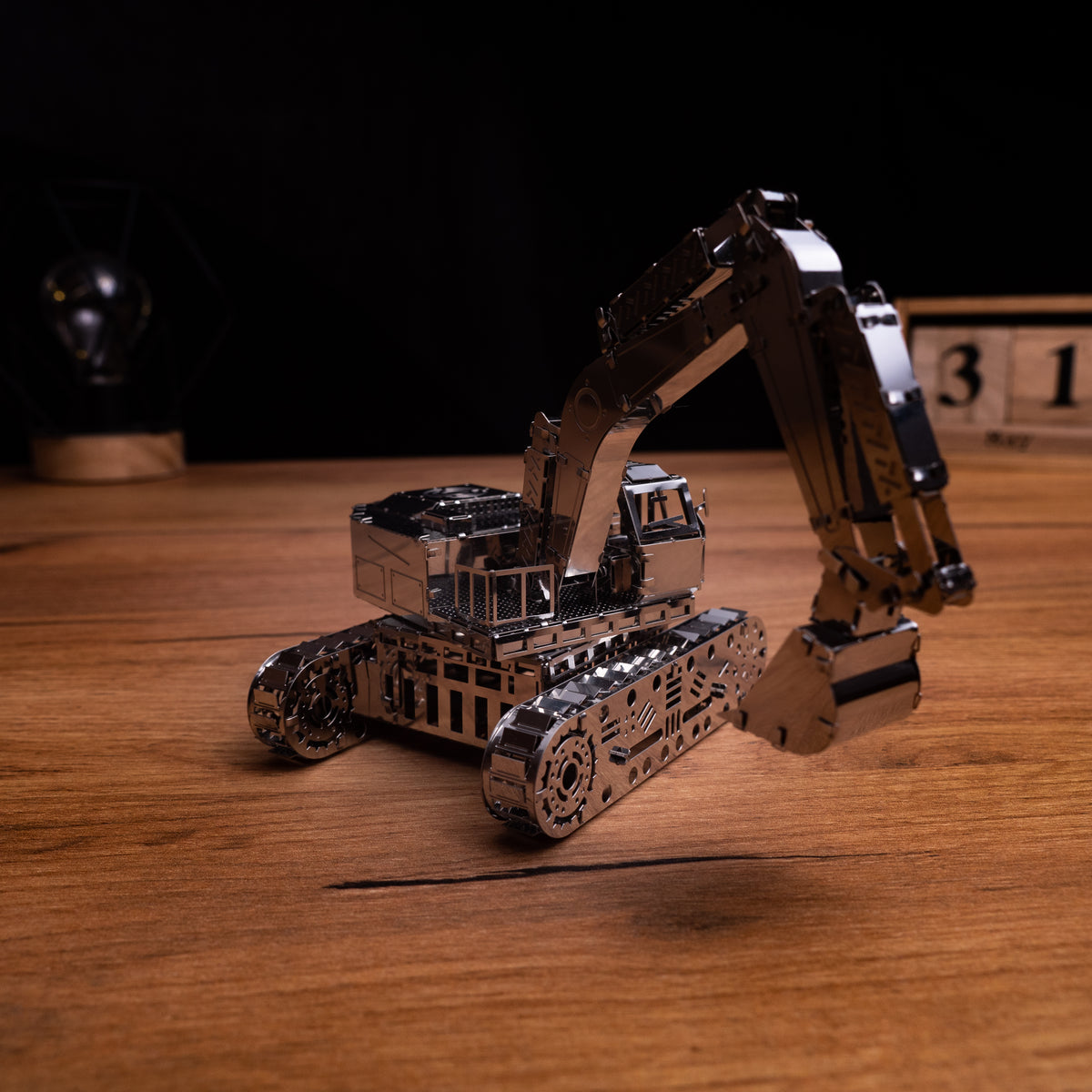 Metal Time Tireless Digger Excavator - DIY Metal Model Kit