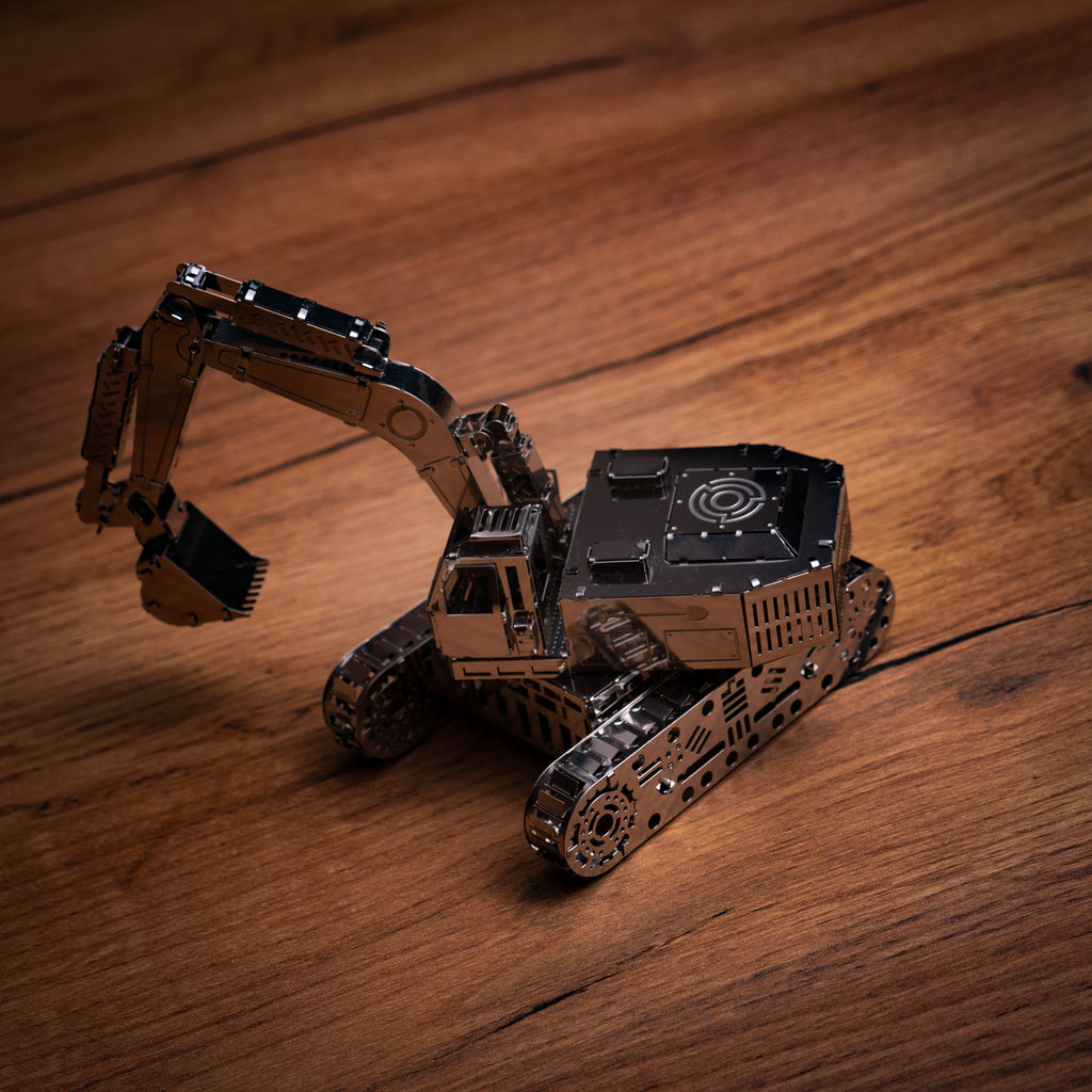 Metal Time Tireless Digger Excavator - DIY Metal Model Kit