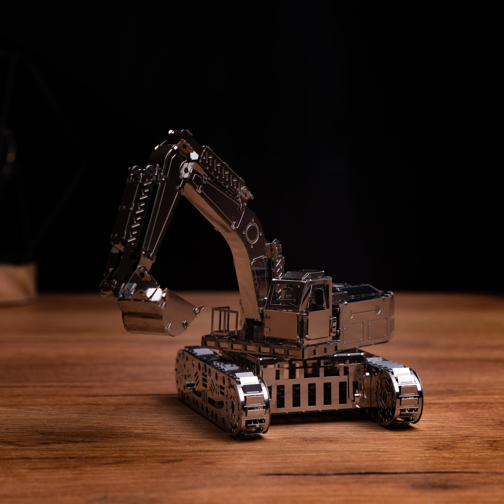 Metal Time Tireless Digger Excavator - DIY Metal Model Kit