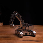 Metal Time Tireless Digger Excavator - DIY Metal Model Kit