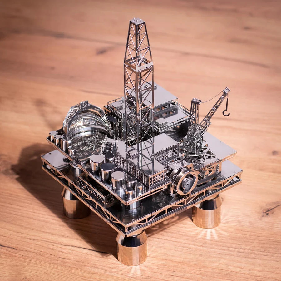 Metal Time Treasure Finder Oil Rig - DIY Metal Model Kit