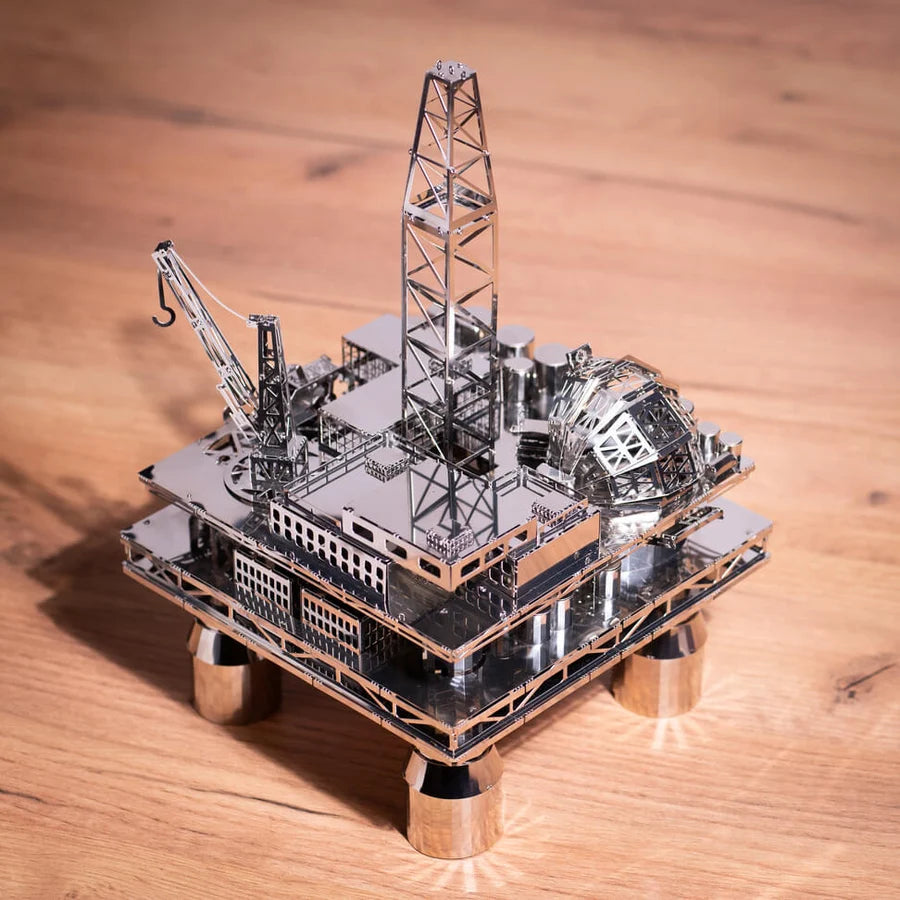 Metal Time Treasure Finder Oil Rig - DIY Metal Model Kit