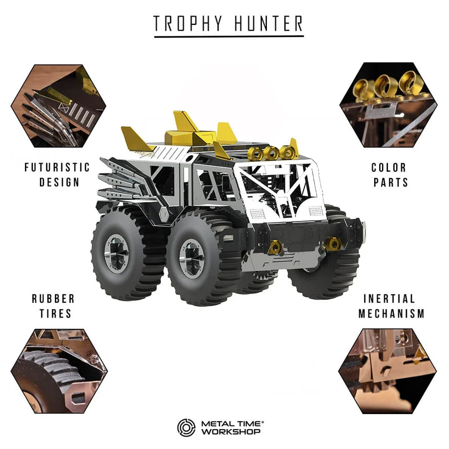 Metal Time Trophy Hunter All-Terrain Vehicle - DIY Metal Model Kit
