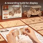 Vintage Car – 3D Wooden Model Kit