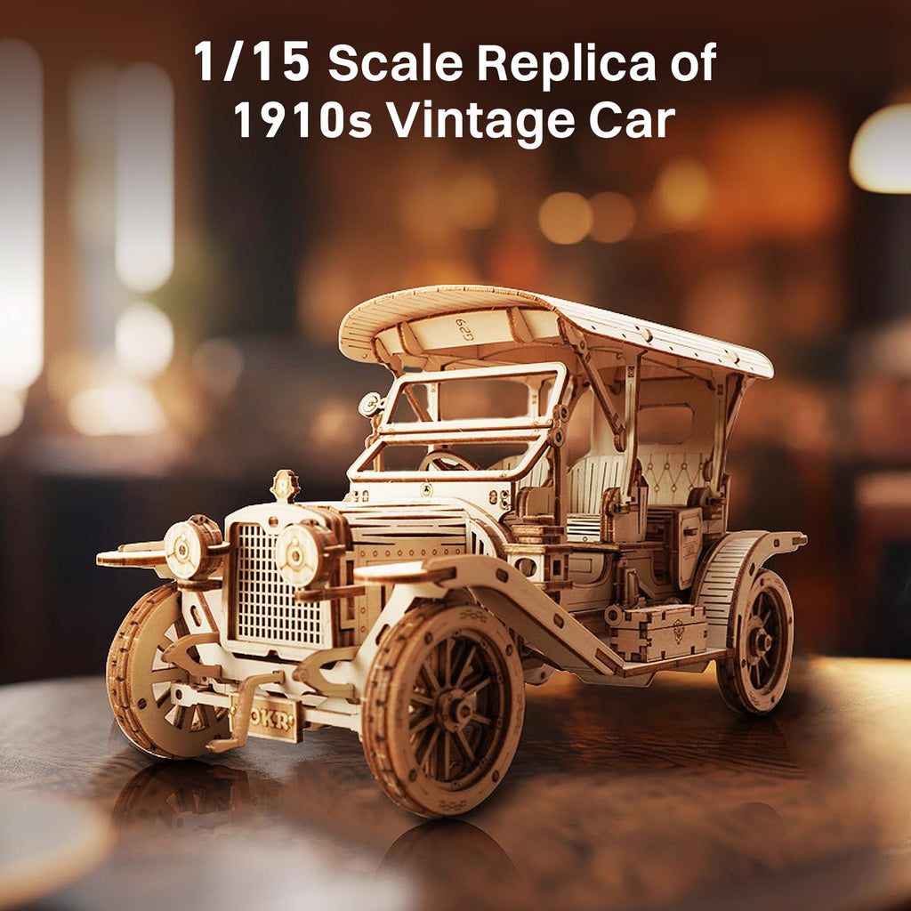Vintage Car – 3D Wooden Model Kit