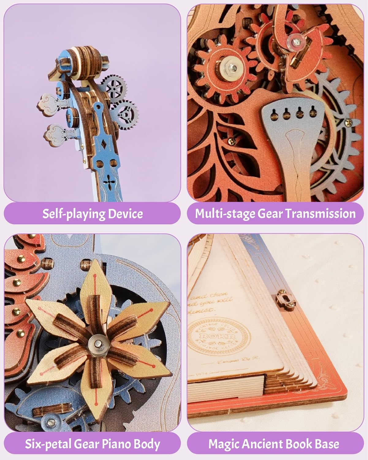 Enchanted Cello – Mechanical Music Box Kit
