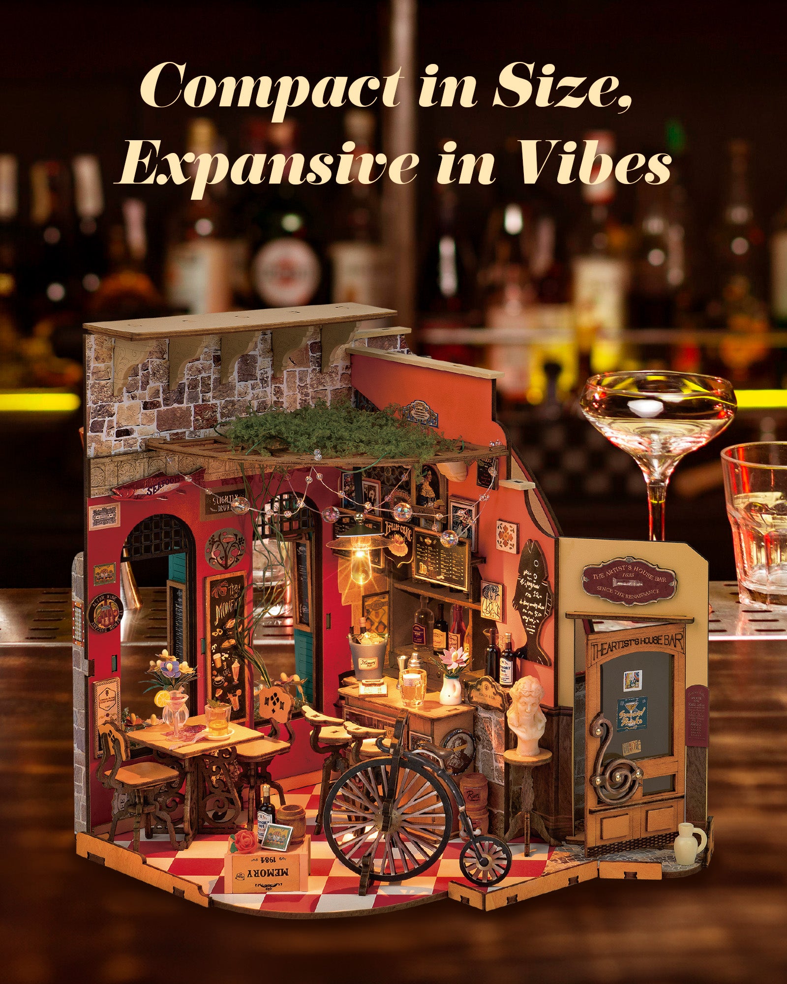 Cheers Bar – DIY Miniature House Kit