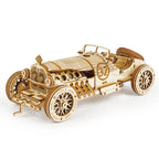 Vintage Racing Car – 3D Wooden Model Kit