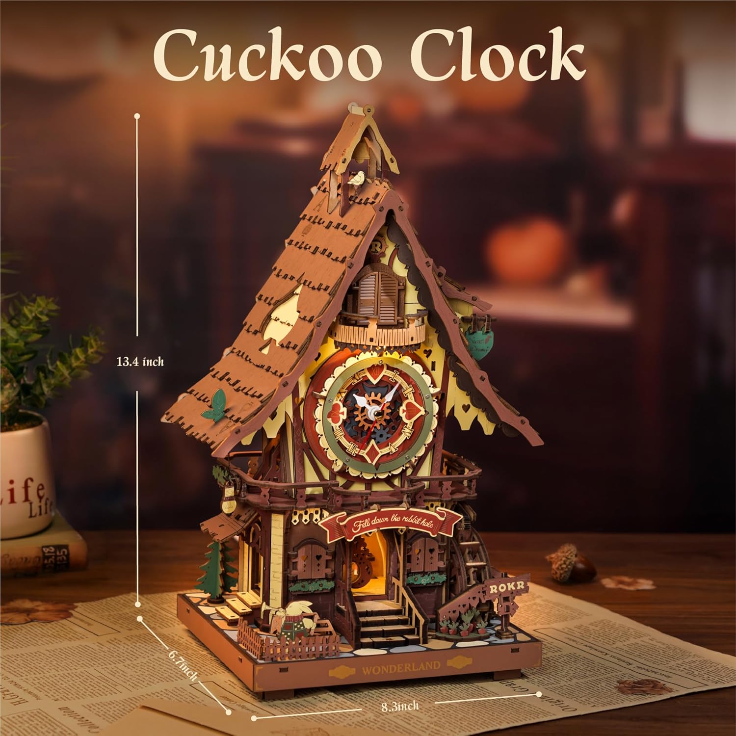 Cuckoo Clock – Mechanical Wooden Model Kit
