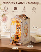 Holiday Café Book Nook – DIY Miniature Kit
