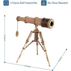 Monocular Telescope – Wooden Model Kit