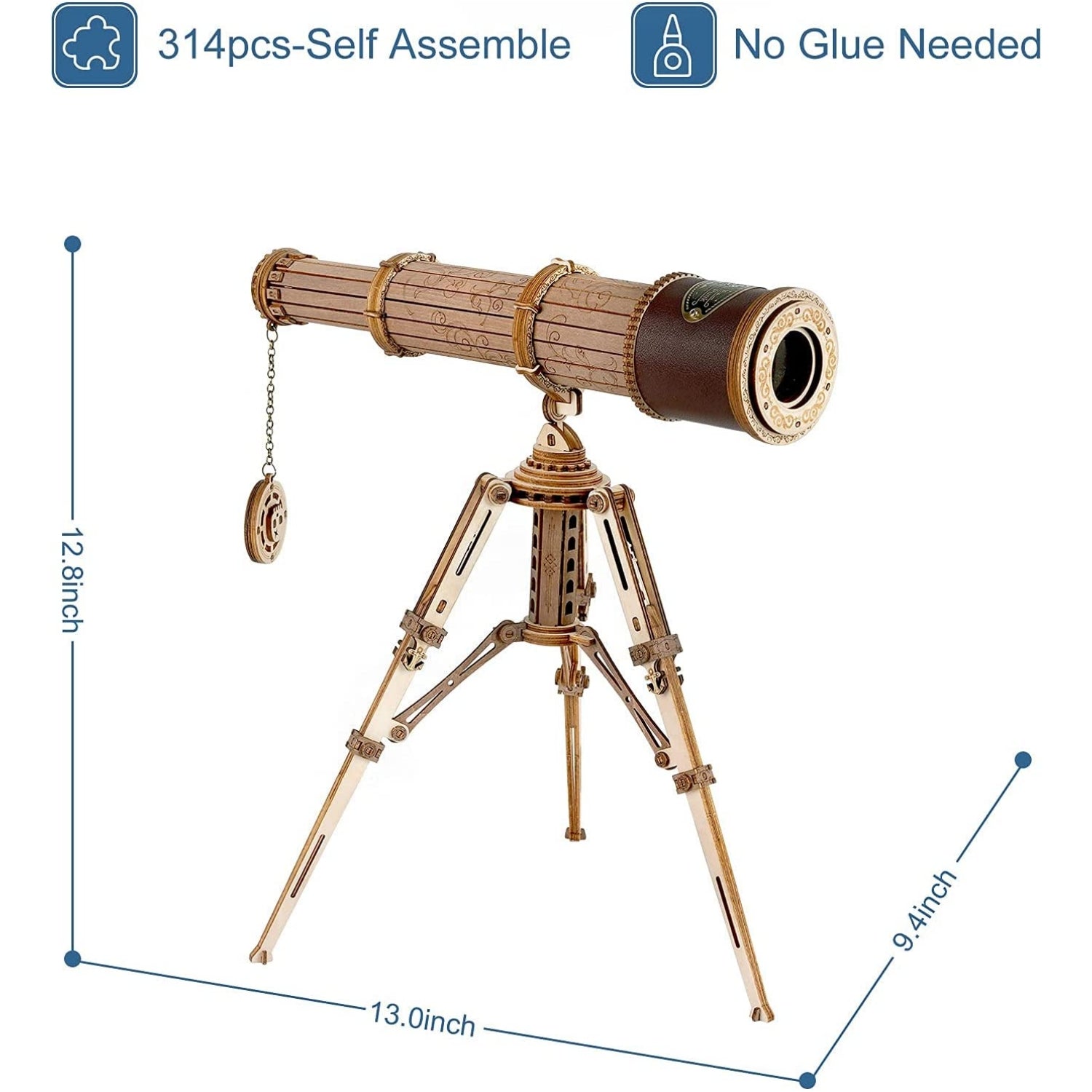 Monocular Telescope – Wooden Model Kit