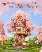 Sakura Tree House – DIY Wooden Model Kit