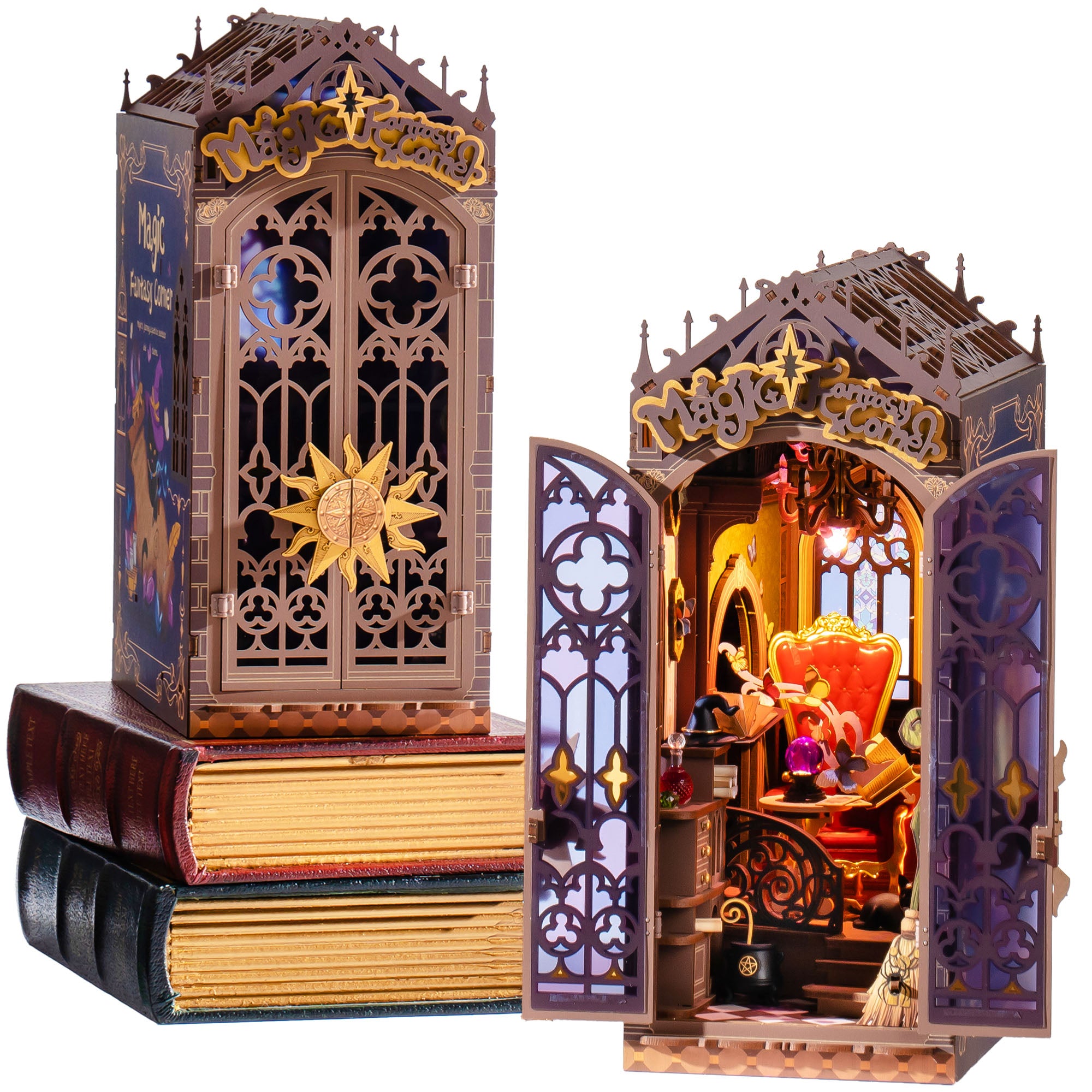 Arcane Magic Corner – Fantasy Book Nook Kit