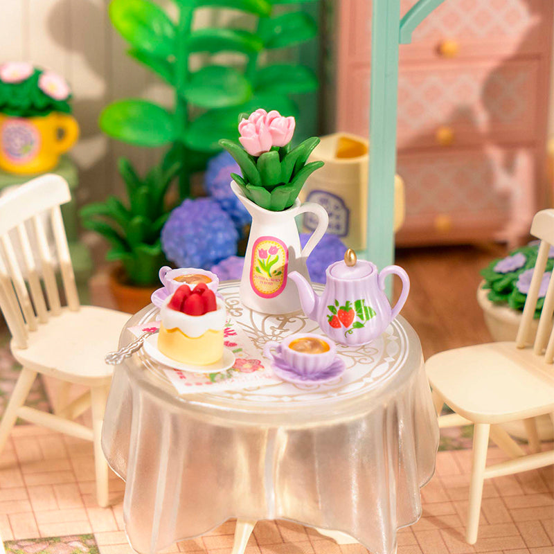 Blooming Tea Garden – DIY Miniature House Kit