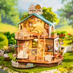 Puppy’s Cozy Villa – DIY Miniature House Kit