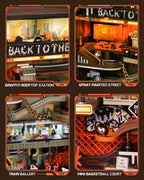 Hip-Hop Street Marble Run – Cyberpunk Mechanical Kit