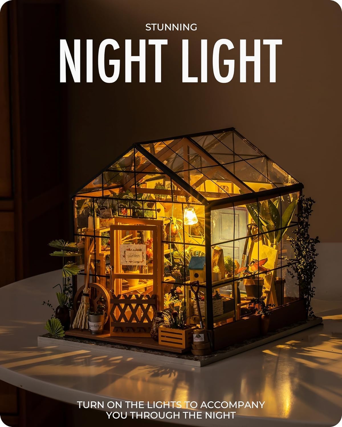 Cathy’s Flower House – DIY Miniature Greenhouse Kit