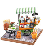 Aromatic Coffee Cart – DIY Miniature House Kit