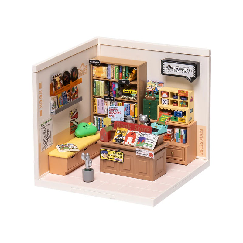 Bookstore – DIY Miniature House Kit