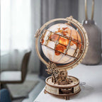 The Luminous Globe – 3D Wooden Puzzle Kit