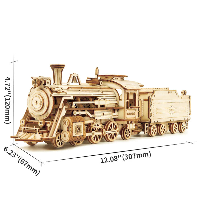 Prime Steam Express – 3D Wooden Puzzle Kit