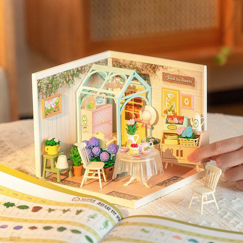 Blooming Tea Garden – DIY Miniature House Kit