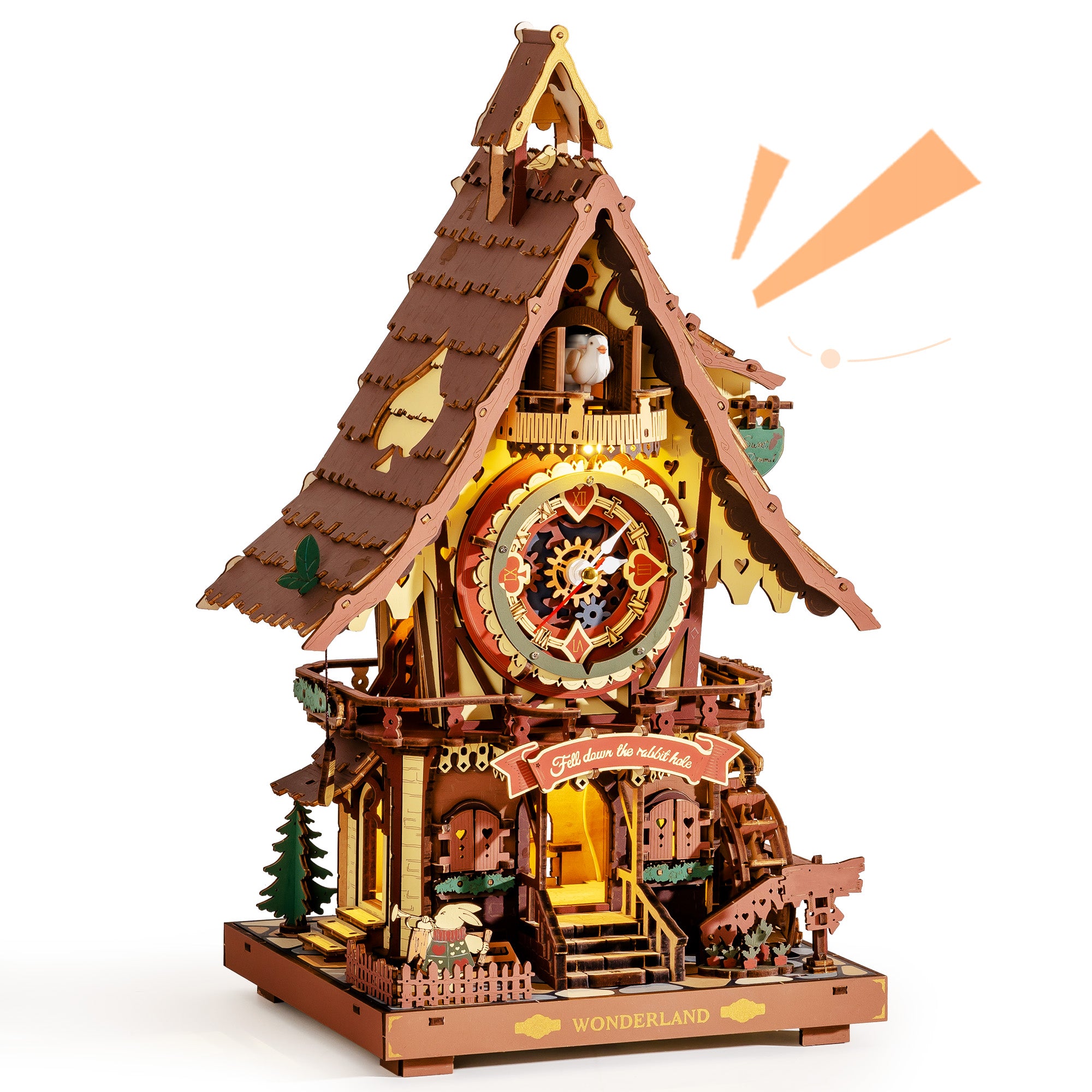 Cuckoo Clock – Mechanical Wooden Model Kit