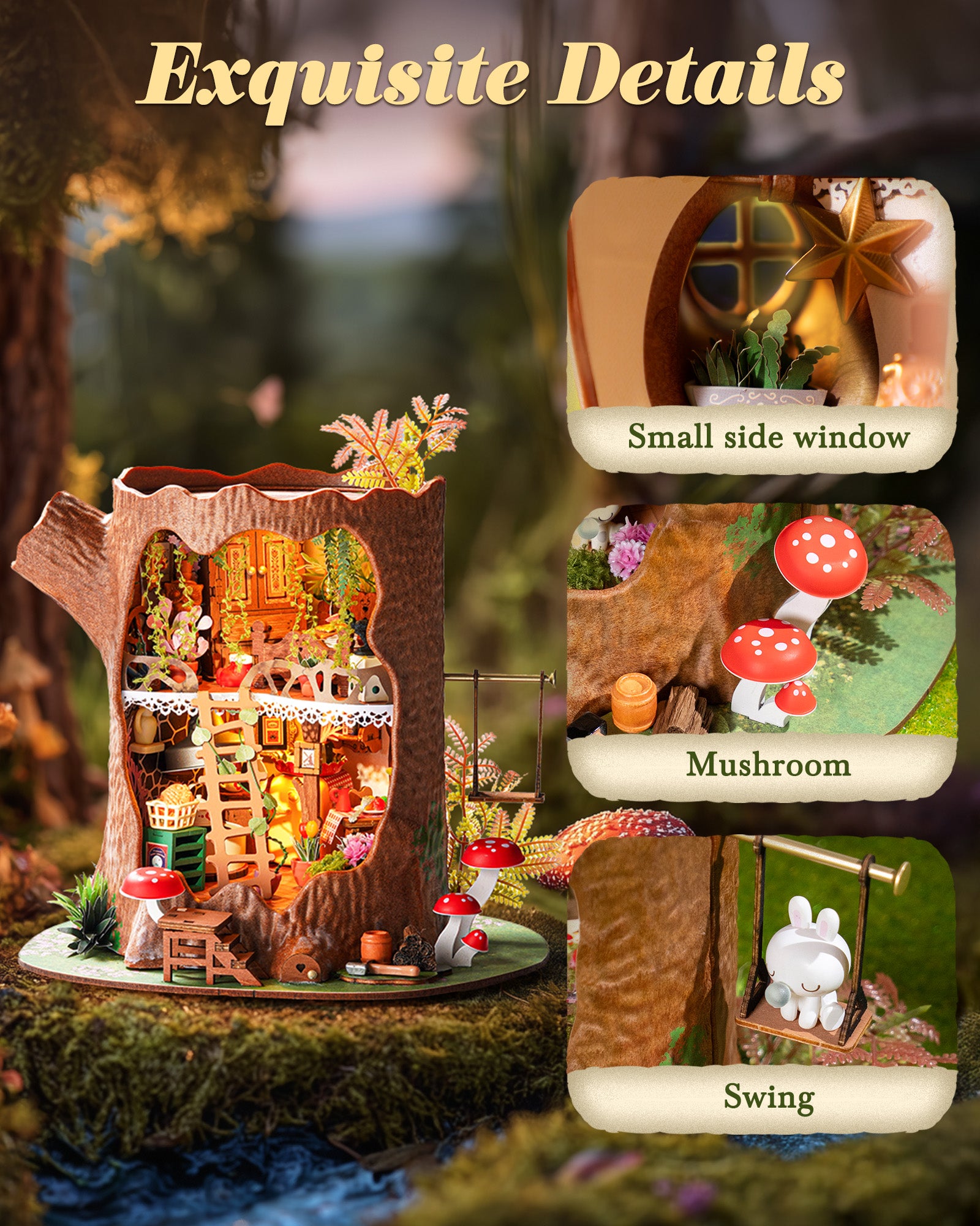 Fairytale Tree House – DIY Miniature Kit