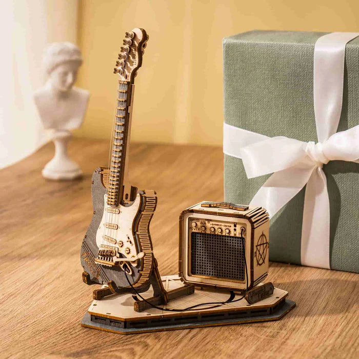 Electric Guitar – 3D Wooden Puzzle Kit