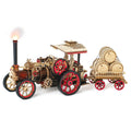 Steam Engine Car – DIY Mechanical Model Kit
